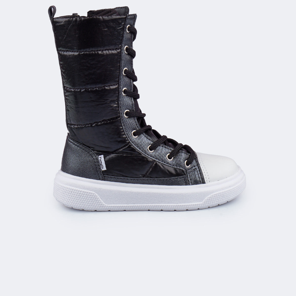 Tênis Cano Alto Infantil Feminino Pampili XP24 Preto