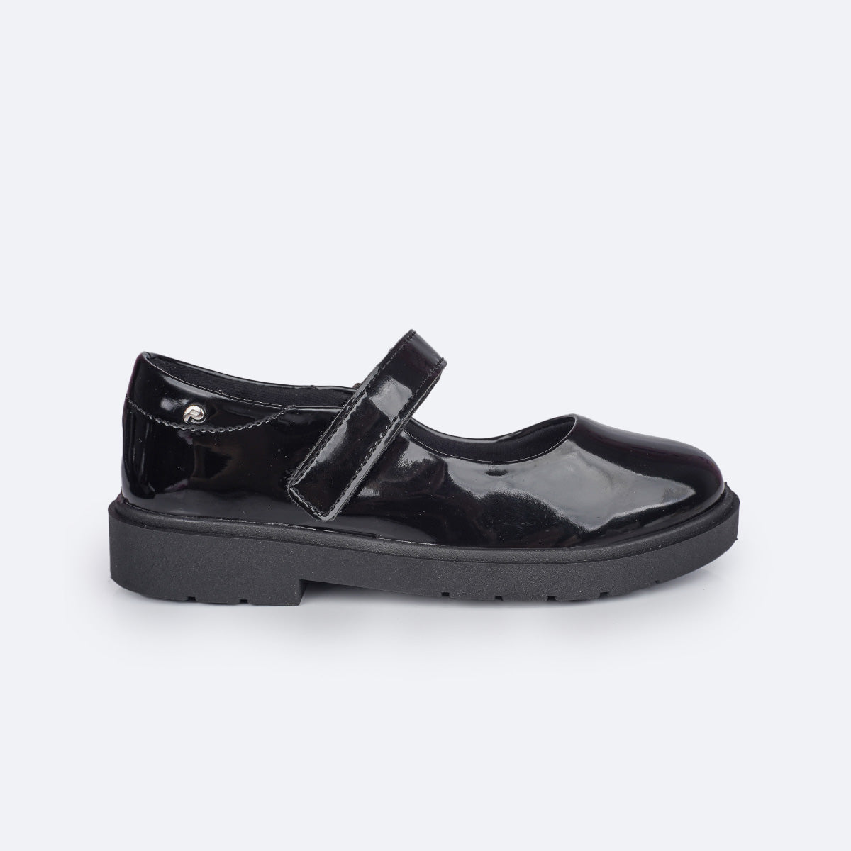 Sapato Infantil Pampili Tifany Calce Fácil Verniz Preto Mundo da