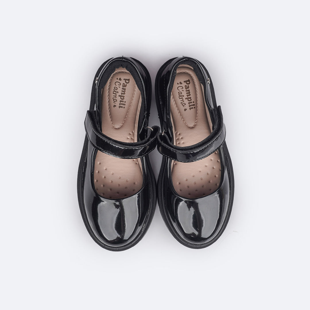 Sapato Boneca Pampili Sapato Preto Pampili Sapatilha Infantil