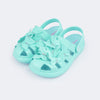 Babuche Infantil Feminina Pink Glee Borboletas Menta