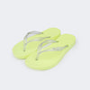 Chinelo Infantil Pampili Love Amarelo Neon