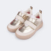 Tênis Infantil Feminino Yumi Fecho Dourado