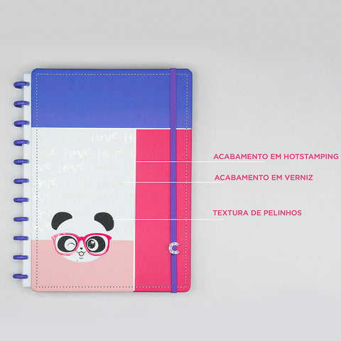 Caderno Inteligente Grande Lulike By Luluca Roxo e Colorido