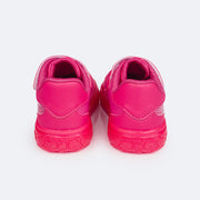 Tênis de Led Infantil Pampili Sneaker Luz Pink Maravilha