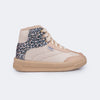Tênis Cano Alto Infantil Pampili Up Onça Nude