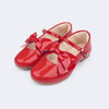 Sapato Infantil Feminino Pampili Angel Laço de Boneca Vermelho