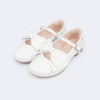 Sapato Infantil Feminino Pampili Angel Laço de Boneca Branco