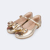 Sapato Infantil Pampili Angel com Laço Dourado
