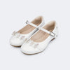 Sapato Infantil Pampili Angel Borboleta Branco
