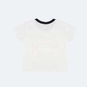 Camiseta Infantil Pampili Today's Mood Off White e Preta - costas da camiseta 
