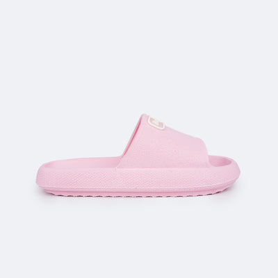 Chinelo Slide Infantil Pampili Mini Puff Rosa