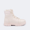 Bota Coturno Infantil Feminina Lucky Comfy Nude