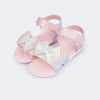 Sandália Infantil Feminina Mavie Duplo Laço Colorido