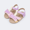Sandália de Bebê Pampili Nana Laço e Recortes Candy Color