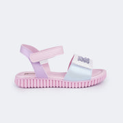 Sandália Infantil Pampili Candy Ursinho Lilás