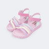 Sandália Papete Infantil Pampili Candy Colorida