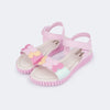 Sandália Infantil Feminina Candy Fecho Duplo Borboleta Colorida