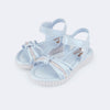 Sandália Papete Infantil Pampili Candy Tiras Finas Azul