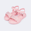 Sandália Infantil Feminina Candy Corações Rosa Claro