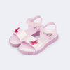 Sandália Papete Infantil Pampili Candy Borboleta 3D Rosa
