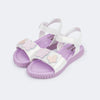 Sandália Infantil Pampili Candy Branca Colorida