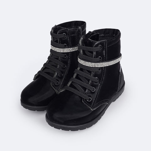 Infantil Feminino Bota De Verniz Infantil Bota Infantil Pampili