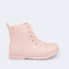 Bota Coturno Infantil Pampili Rubi Flex Rosa