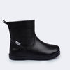 Bota Infantil Pampili Rubi Cano Médio Cintilante Preta