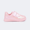 Tênis Infantil Pom Pom Tal Filha Tal Mãe Craquelado Rosa