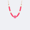 Colar Infantil Pampili Smile e Bolinhas Pink