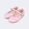 Sapatilha Infantil Pampili Bailarina Borboletas Rosa