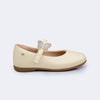 Sapatilha Infantil Pampili Bailarina Borboleta Brilhante Amarelo