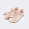 Sapatilha Infantil Pampili Bailarina Laço com Tachas Rosa