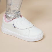Tênis Infantil Feminino Pampili Yumi Coração Branco