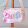 Bolsa de Led Infantil Pampili Sereia Rosa Claro