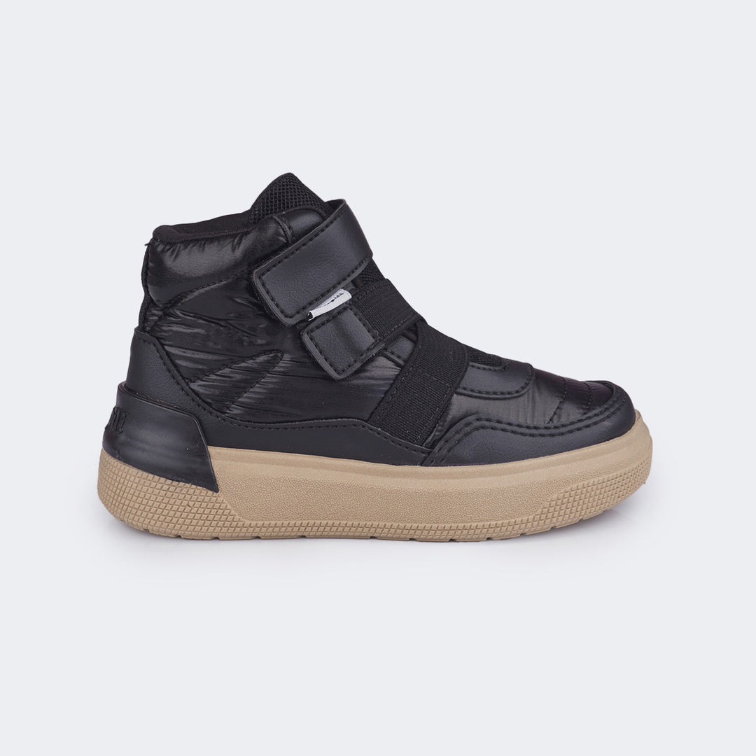 ハミィ Tenis Infantil Feminino Pampili XP24 Confy Elástico Preto