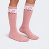 Meia Infantil Feminina 3/4 Coelhinha Rosa