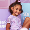 Camiseta Infantil Pampili Tule Tie-Dye Lilás