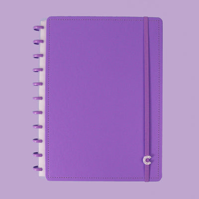 Caderno Inteligente All Purple Grande Roxo - frente do caderno