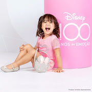 Sapatilha Infantil Pampili Prata Minnie Mouse © DISNEY - sapatilha combinando com a bolsa
