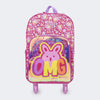 Mochila de Rodinhas Infantil Pampili OMG Pink