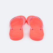 Chinelo Infantil Pampili Love Coral Luz - Vem com necessaire!