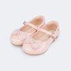 Sapato Infantil Feminino Mini Angel Duplo Laço Rosa