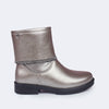 Bota Infantil Pampili Safita Montaria com Strass Grafite