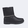 Bota Infantil Pampili Safita Montaria com Strass Preta