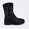 Bota Infantil Cano Médio Pampili Safira Western Preta