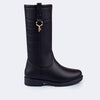 Bota Infantil Feminina Safira Montaria Preta