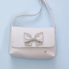 Bolsa Infantil Pampili Tiracolo Laço Branca