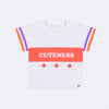 Camiseta Infantil Pampili Cuteness Branca