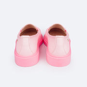 Sapato Infantil Pampili Tifany Mocassim Rosa Baby - traseira do sapato mocassim infantil